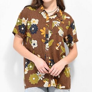 Dravus Zaedia mushroom button down - S
